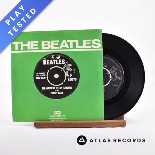The Beatles - Strawberry Fields Forever - 7" Vinyl Record - VG+/VG+