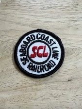 Vintage Collectible Seaboard Coastline Railroad Patch Transportation Advertising