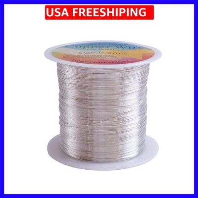 328 Feet Tarnish Resistant Wires 28 Gauge Jewelry Craft Wires Beading Wire fo...