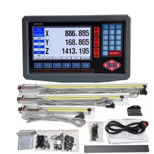 3 Axis LCD Digital Readout 3PCS Precision Linear Scale For Milling Lathe Machine