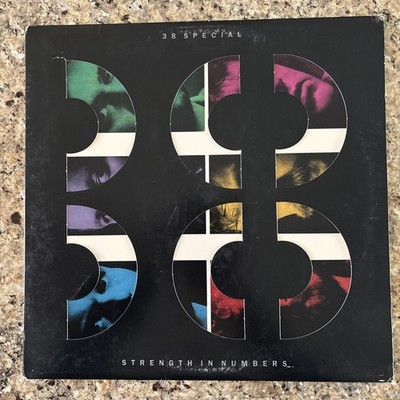 38 Special Strength In Numbers LP Die Cut Cover 1986 A&M Records SP5115