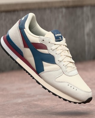  Schuhe Sneaker HERREN Diadora T2 Camaro M2 Weiß Blue Lifestyle 