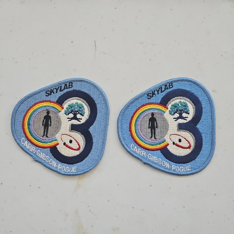 NASA Skylab III Carr Gibson Pogue 4" Embroidered Patch qty 2
