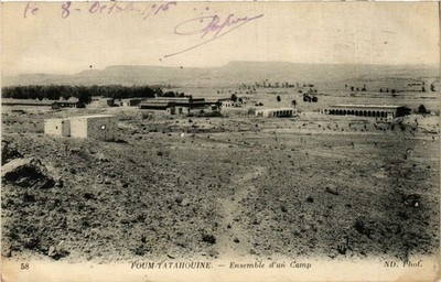 CPA TUNISIA FOUM-TATAHOUINE-Ensemble d'un Camp (239366)