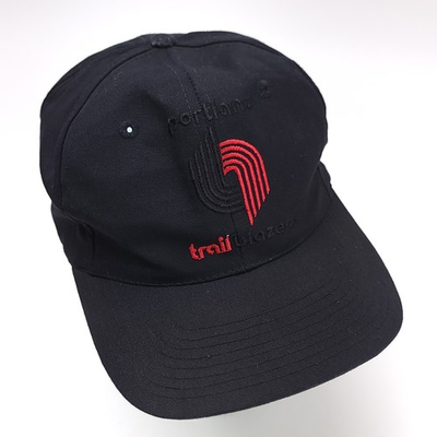 #ad Vintage Portland Trailblazers Hat Black Snapback Twins Basketball RIP City $38.99