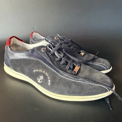 Paul & Shark Yachting Schuhe Sneaker Gr. 42 Navy Leder Made in Italy Shoes - Bild 1 von 4