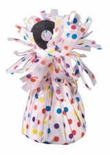 12 Polka Dot Balloon Weights table decor party favor wedding shower clown child 