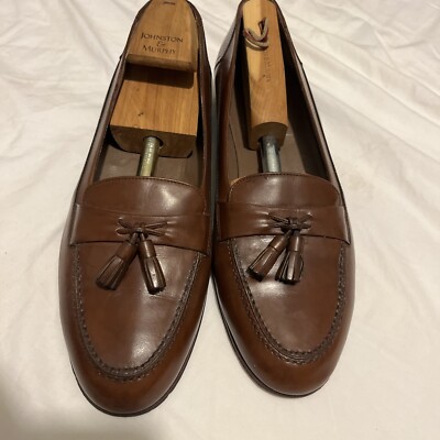 Bally Napoli Black Italian Leather Loafers Men s 10M Brown
