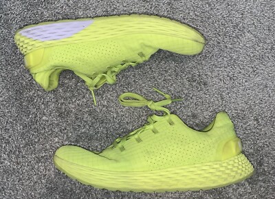NoBull Neon Yellow Camo Ripstop Running Training Shoes 