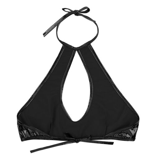 Damen Metallic Bikini Sets Zweiteilige Badeanzug Bademode BH Oberteil Bikinihose - Bild 112 von 115