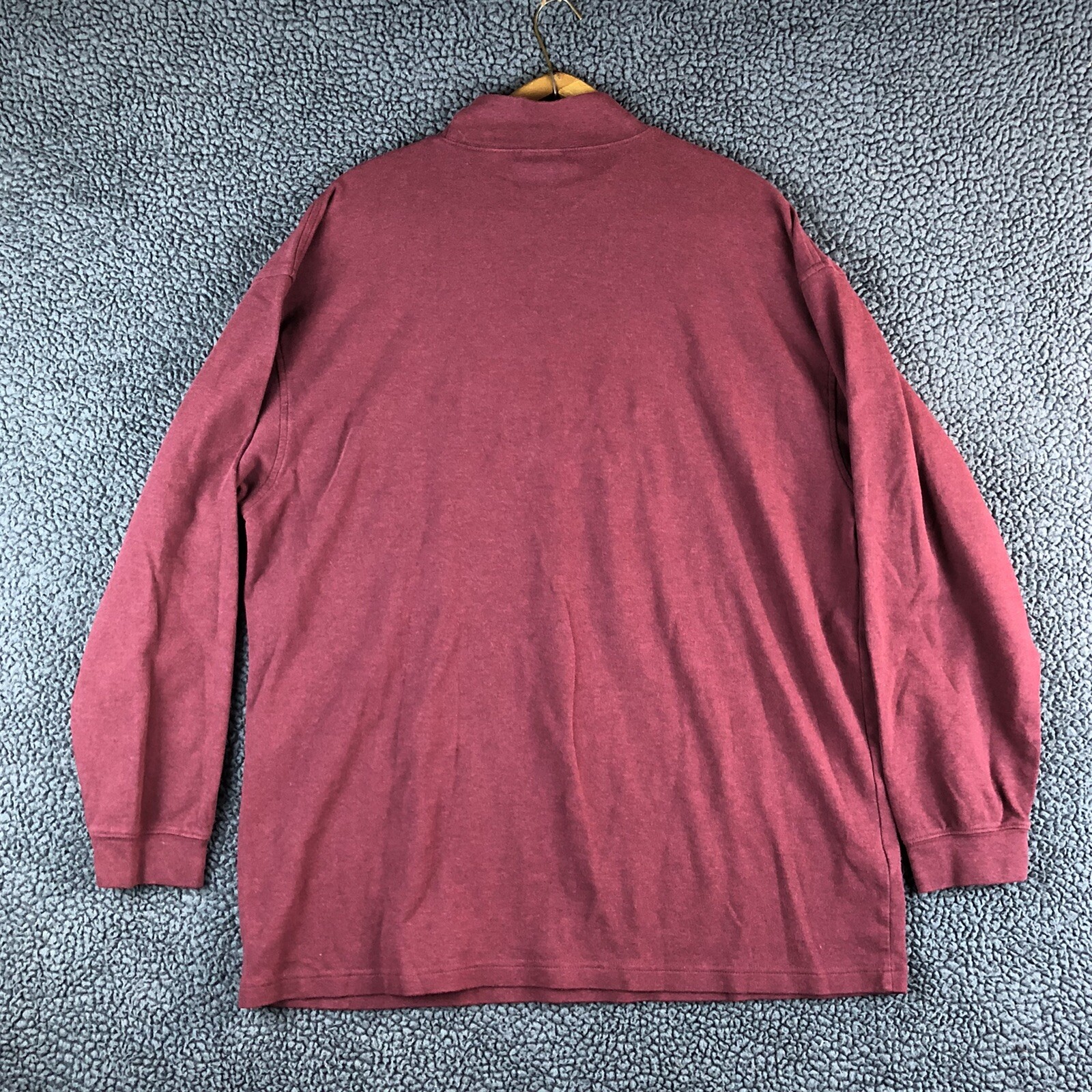 Pendleton Maroon Long Sleeve Turtle Neck Size XXL - image 7