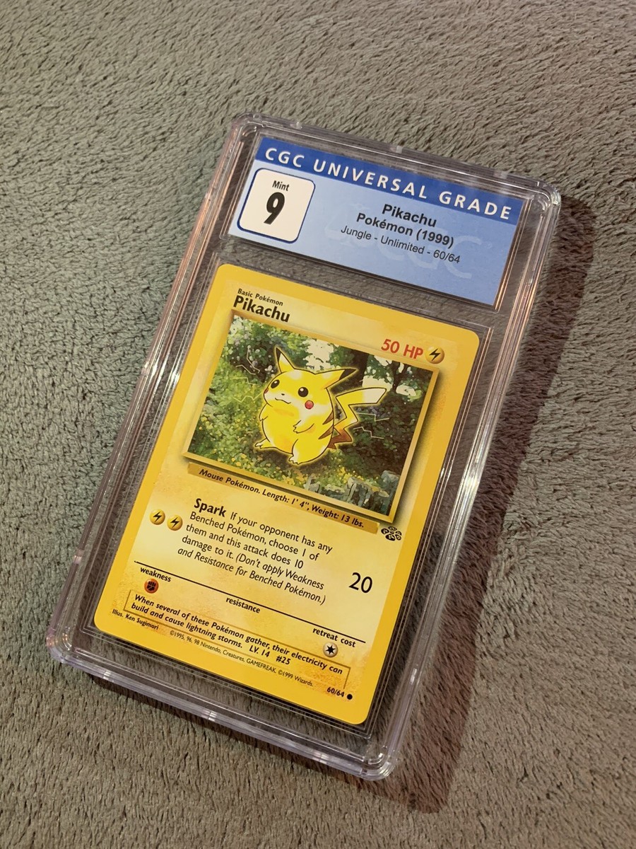 1999.pekatu.CGC.GEMMT CGC 9 MINT Pikachu Jungle 1st Edition