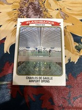 2023 Topps Heritage Charles De Gaulle Airport Opens  News Flashback NF-5