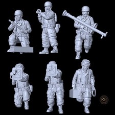 German Fallschrmj ger Panzerschrek 28mm WW2 Wargame Display Miniatures