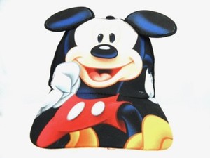 disney mickey mouse ears baseball cap hat black multi color print adjustable ebay
