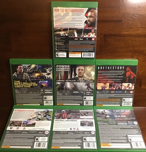 Xbox One Game Bundle Lot 7 Call Of Duty FIFA 14 Madden NBA 2K18 Good Condition - Picture 2 of 5