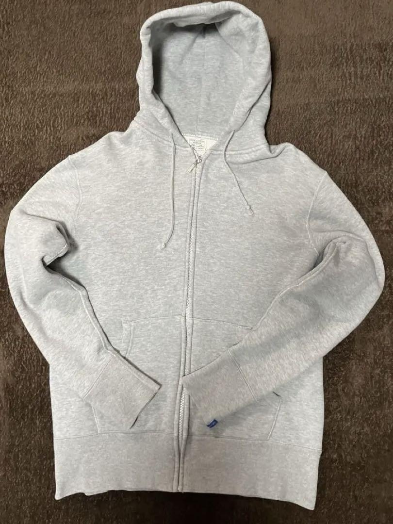 希少 LOOPWHEELER full zip multi pocket Loopwheeler Pocket Zip Hoodie Black Cotton Size XL Used From