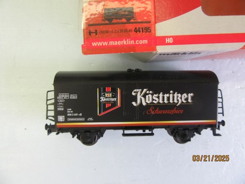 HO - Marklin 44195 Beer Box Car "Kostritzer Schwarzbier" - NIB