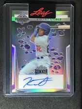 2023 Leaf Metal Auto Proof Diamond Wonders Silver Prism Kendall George 1/1