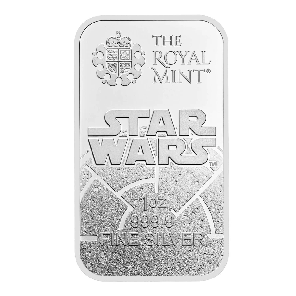 NUOVO! 2024 Royal Mint - lingotto argento Star Wars Dark Side 1 oz. - Immagine 2 di 2