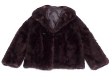 Saga Mink Echter Nerz Fell Pelz Winter Mantel Jacke f&uuml;r Damen - Gr&ouml;&szlig;e 38-40