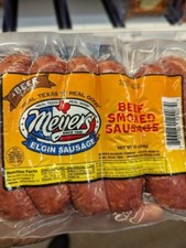 Meyer s Elgin Beef Sausage 16 Oz 4 Pack