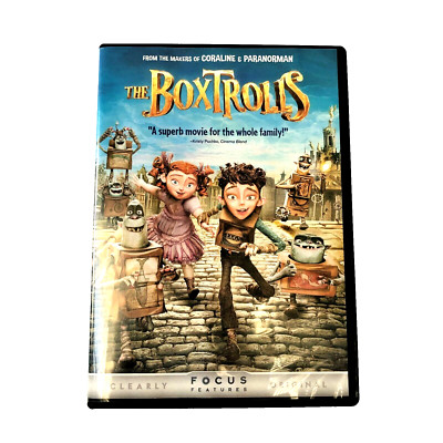 The Boxtrolls DVD 2014, Toni Collette, Jared Harris, Nick Frost, Anthony Stanchi