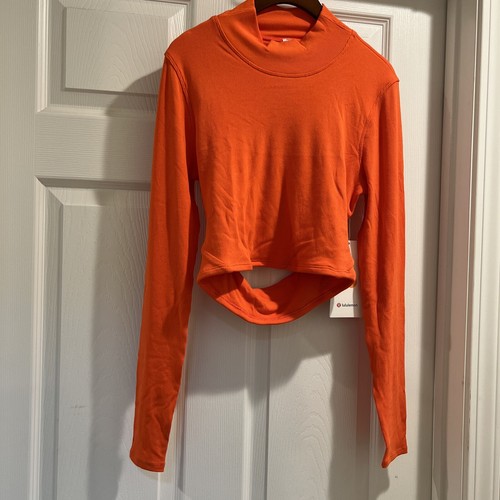 NWT lululemon LA Open Back Mock Neck 