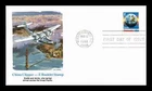 AVIATION CHINA CLIPPER PLANE E STAMP FLEETWOOD CACHET FDC 1988 GOLDEN GATE BRIDG