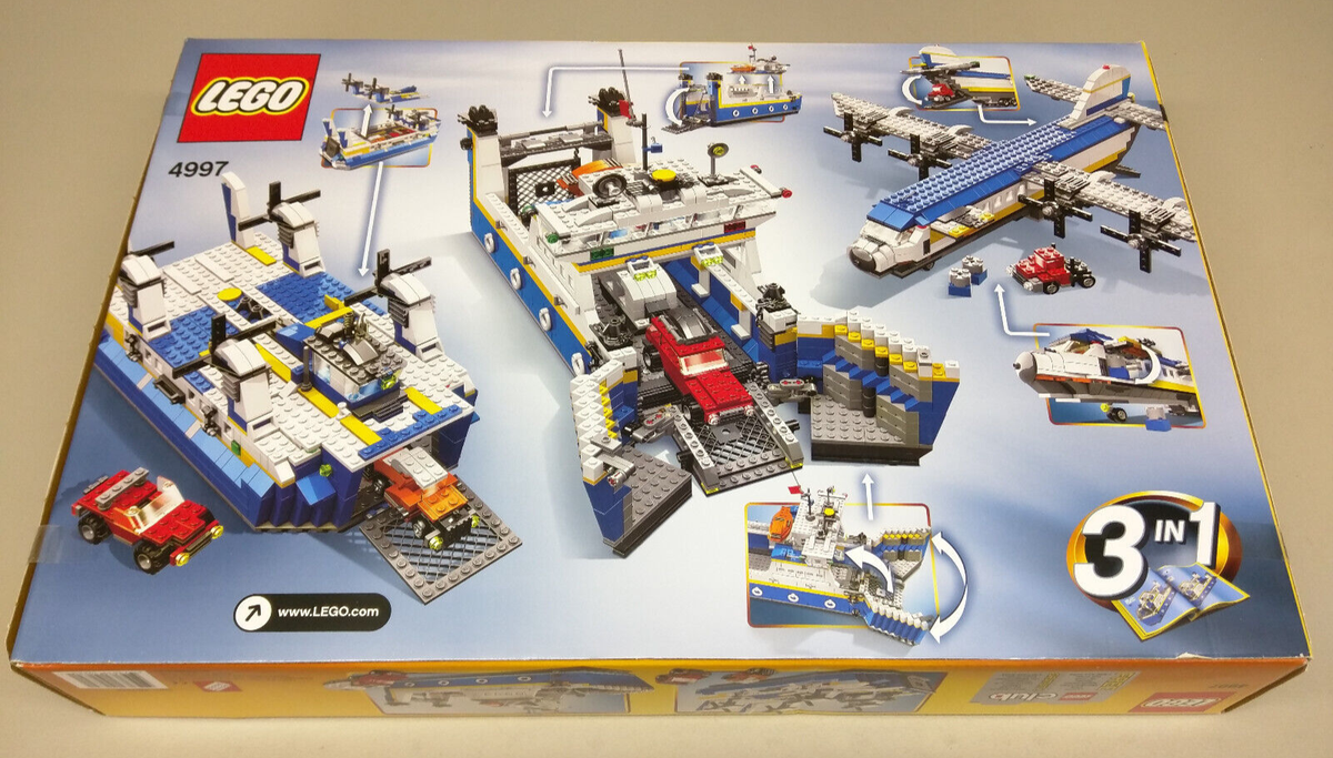 LEGO Creator 4997 Transport Ferry NEW Boat Ship Hovercraft Cargo 