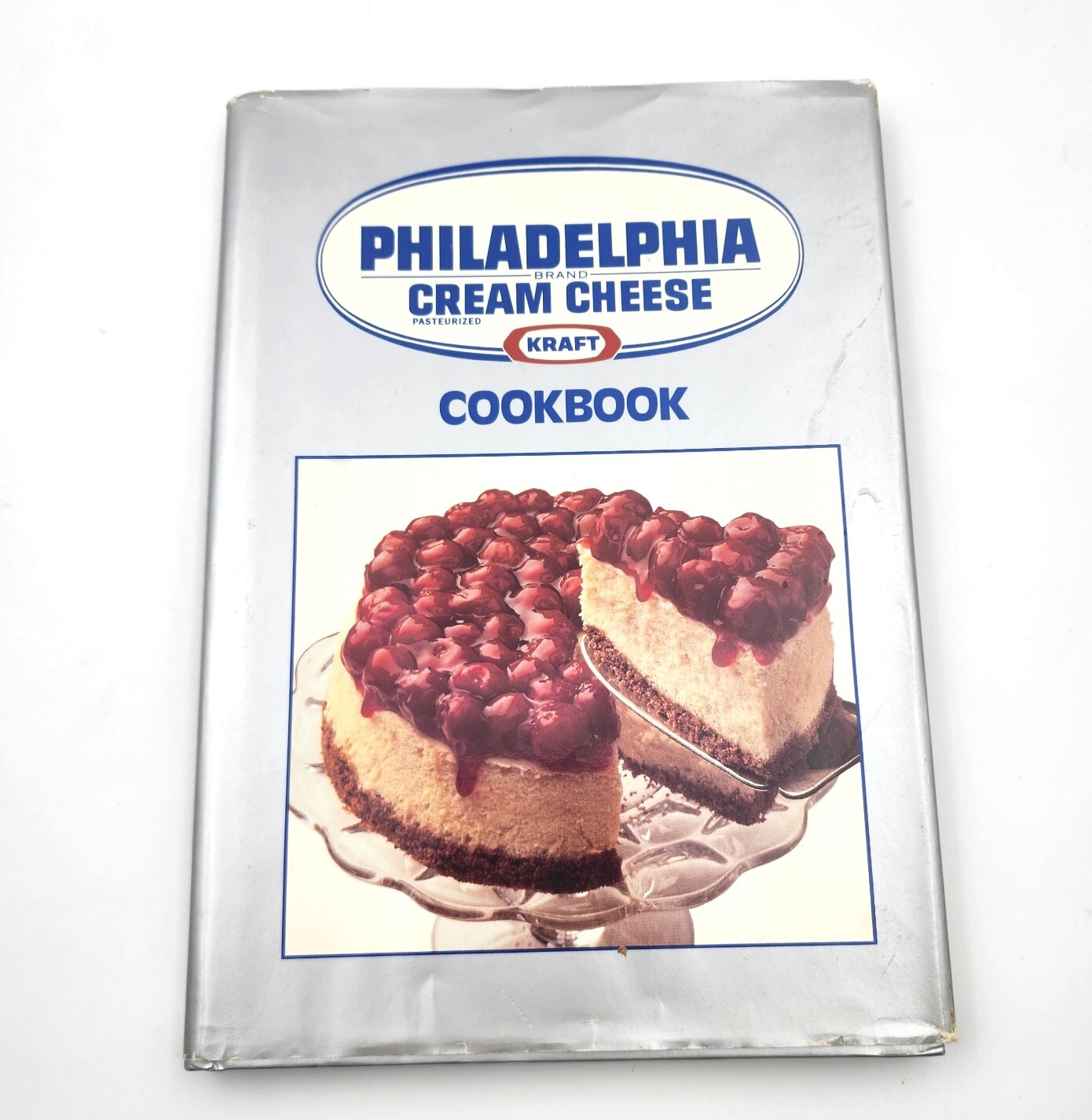 Libro de cocina vintage de queso crema Kraft Philadelphia 1988
