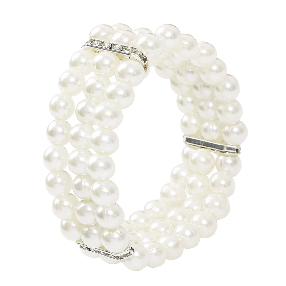 FIX Mismatched Chain Faux Pearl Bracelet