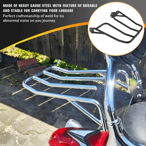 Rear Luggage Rack For Yamaha V Star 1300 XVS1300 XVS950 09-16 XVS13CTB CTF 2015 - Picture 2 of 10