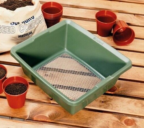 Garland Steel Fine Diamond Mesh Gardening Soil Compost Potting Sieve Riddle Tool