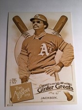 2019 Topps Allen & Ginter Ginter Greats 5x7 Reggie Jackson A's 16 /10