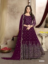 Indian Designer Dress Gown Wedding Anarkali Suit Salwar Kameez Pakistani Women