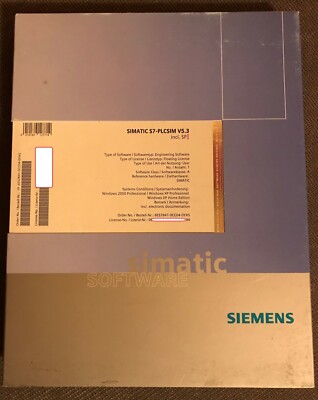 Simatic S7-PLCSIM 5.3 incl. SP1  - 6ES7841-0CC04-0YA5 - MwSt Rechung