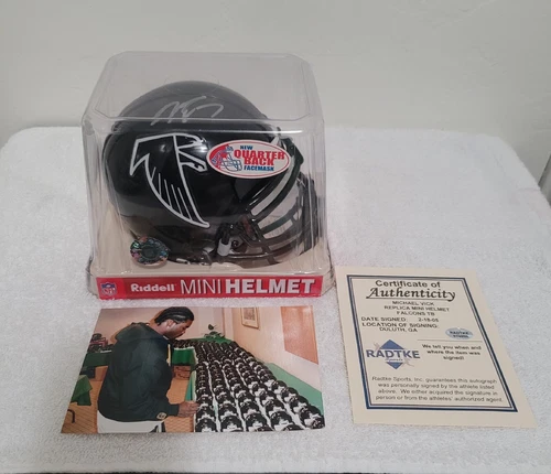 Michael Vick autograph helmet