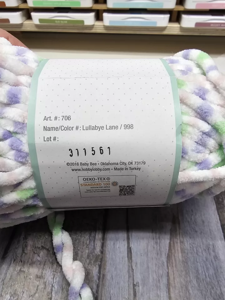 Baby Bee Adore-A-Ball LULLABYE LANE Yarn New CHENILLE - Image 2 of 4