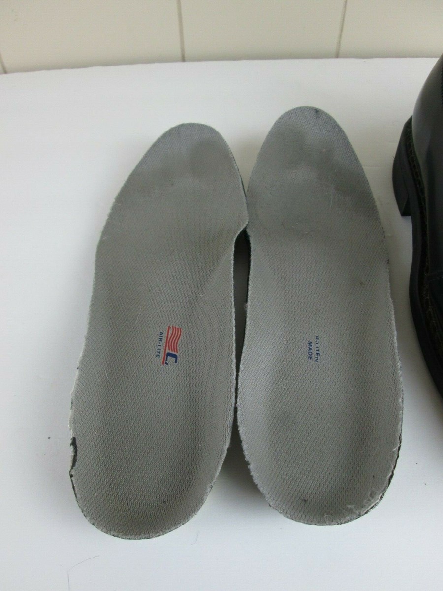 【AVONITE HYPALON】サービスシューズ 米軍ミリタリー Vibram Mens Avonite Hypalon High Gloss Black Military Dress Shoes