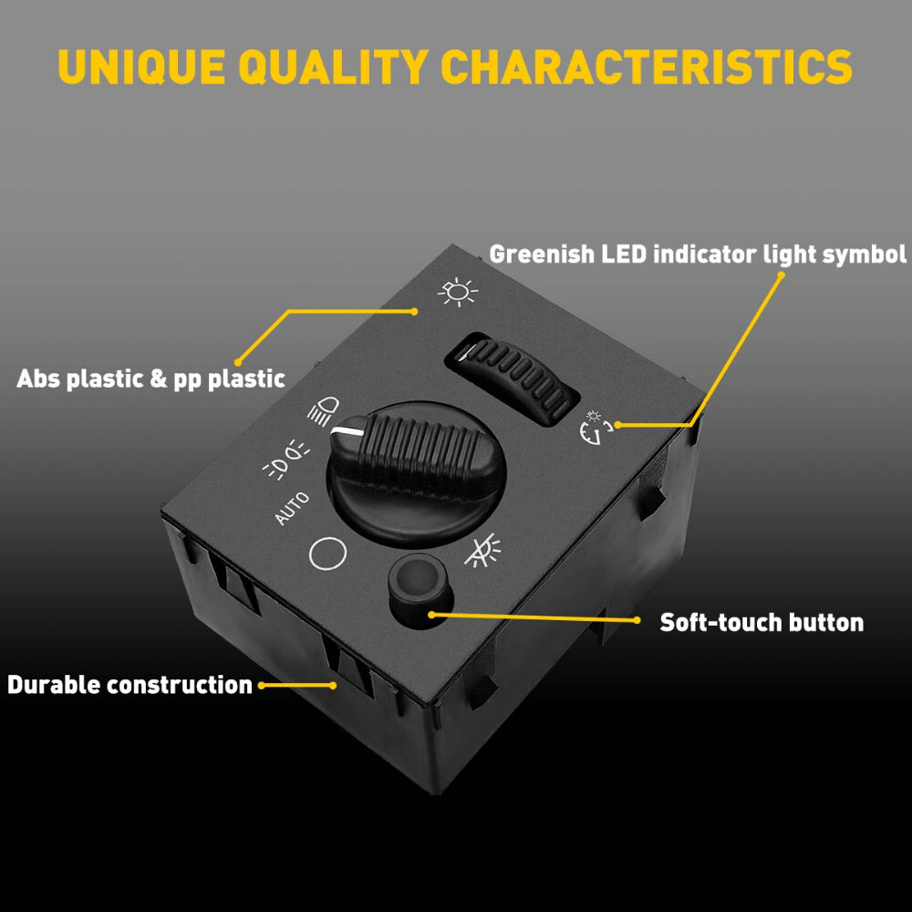 Headlight Dash Light Dimmer Switch For 03-06 Escalade Silverado