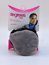 Degrees by 180s Womens Ear Warmer Adjustable NEW Gray Behind the Head Design