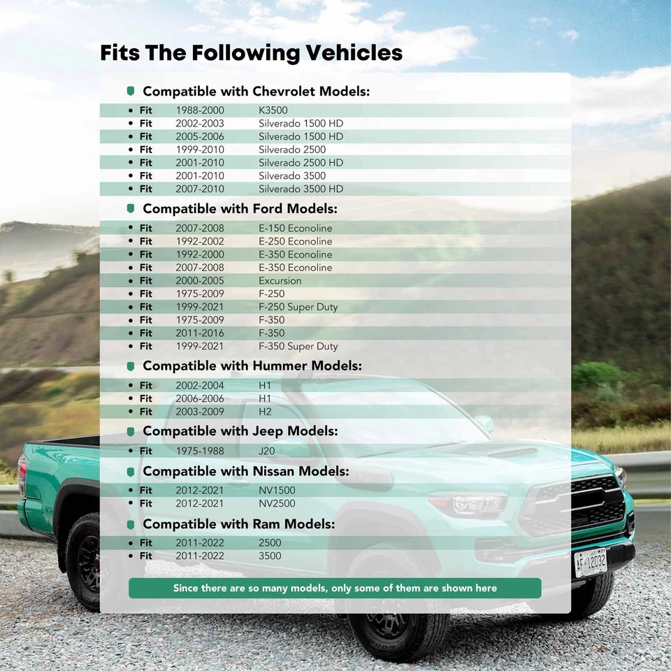 4x 8x6.5/8x170/8x180 espaciador de rueda 130mm 12mm para Chevy Express 2500 3500 8 tacos Foto 2 de 4