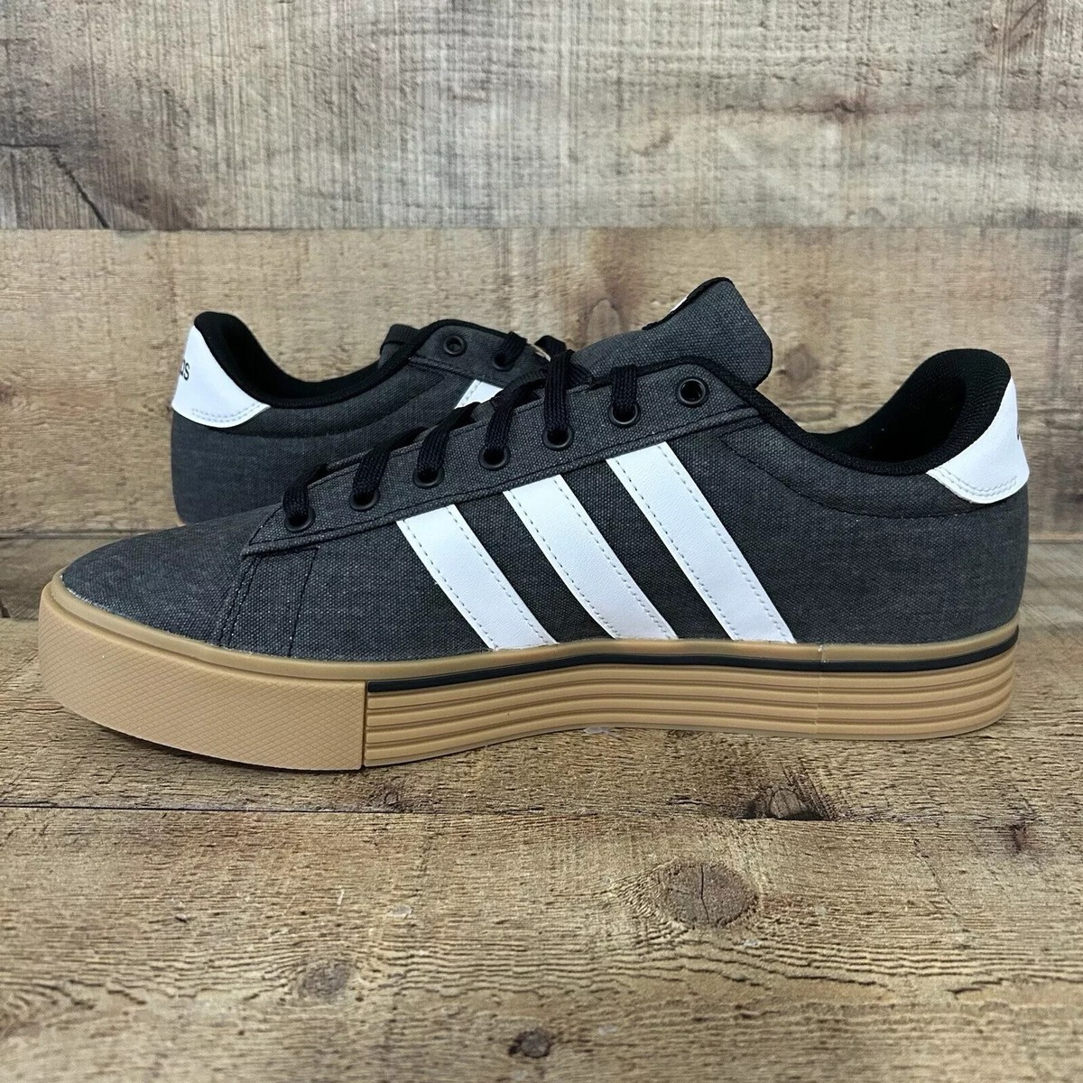 adidas ステファン・エドバーグ　1994　D50サイズ Adidas Daily 4.0 Skateboard Black White Gum Canvas Retro IF4492