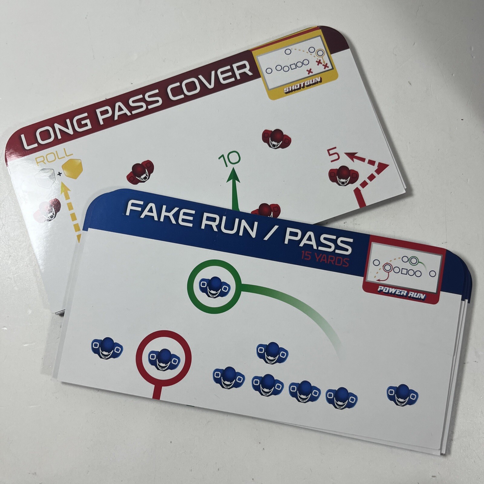 S Nfl Showdown Board Game Replacement 19 Playbook Cards Set