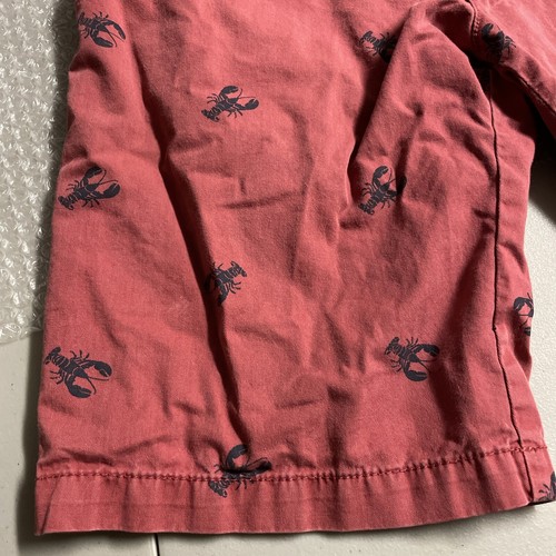 Beverly Hills Polo Club Lobster Print Khaki Casual Shorts Mens 32 Red Ocean Crab - Picture 2 of 18