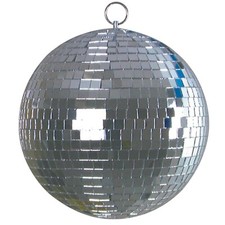 ProX MB-8 8" Club Party Glass Mirror Disco Ball w Mounting Motor  Pinspot Light