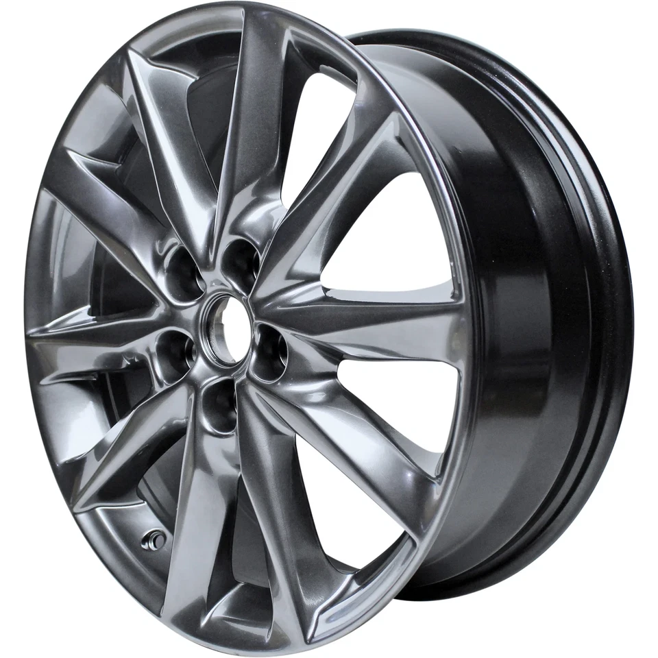 全新 18 英寸 x 7 英寸深超合金轮圈 2017 2018 适用于马自达 3 9965607080 — 第 2/4 张图片