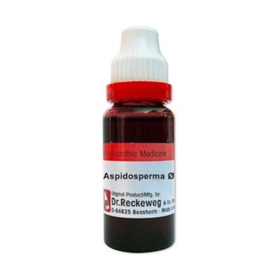 Dr. Reckeweg Germany Homeopathy Aspidosperma 1X Mother Tincture Q (20ml)