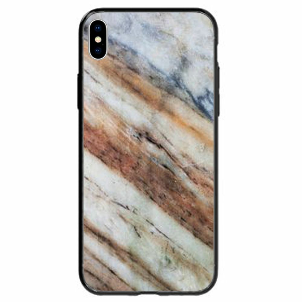 For Huawei Phone Series - Marble Print Pattern Back Case Mob